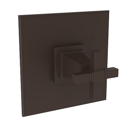 Newport Brass Shower Trim Plate W/ Handle. Less Showerhead, Arm And Flange, Bronze 4-3154BP-10B